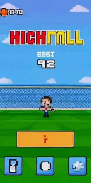 Kick Fall running on a budget phone